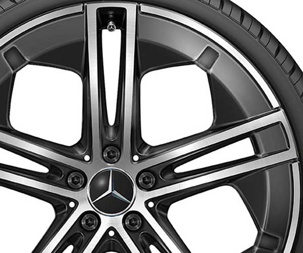 Mercedes AMG EQE Felgen glanzgedreht 21 Zoll V295 A29540115007X23 VA+HA