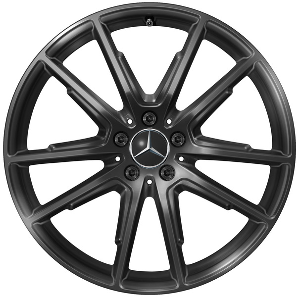 Mercedes-Benz EQS Felgen X296 Schwarz 20 Zoll 5-Doppelspeichen A29640103007X43