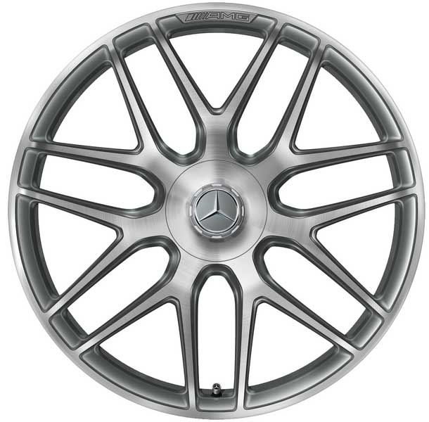 Mercedes AMG 22 Zoll GLE Felgen titangrau A16740157017X21 HA+VA