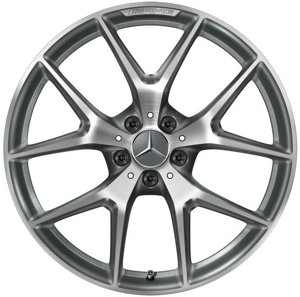 Mercedes AMG GLC Felgen Titangrau 20 Zoll A25340155007X21 VA+HA