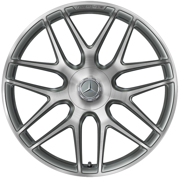 Mercedes-AMG 22 Zoll GLE Schmiede-Felgen Titangrau A16740144007X21 HA+VA 