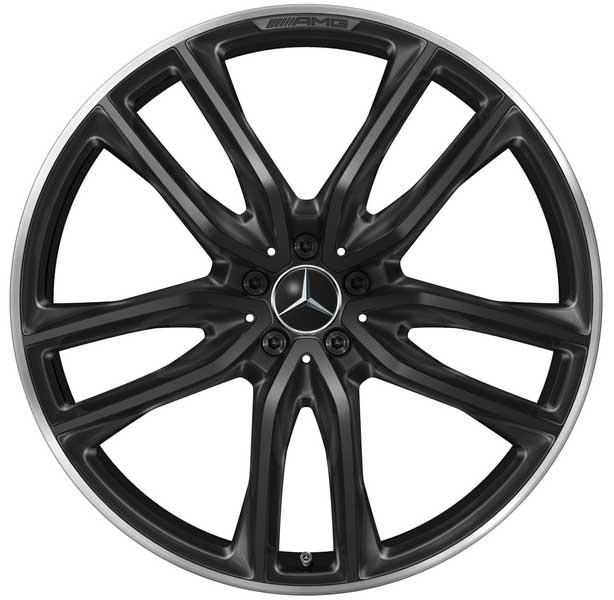 Mercedes AMG GLS Felgen Satz Matt 23 Zoll glanzgedreht A16740178007X72
