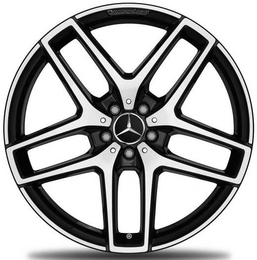 Mercedes AMG 21 Zoll GLE Felgen Schwarz C292 A29240129007X23 HA+VA