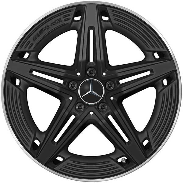 Mercedes AMG CLA Felgen Schwarz 5-Speichen 19 Zoll A11840107007X71